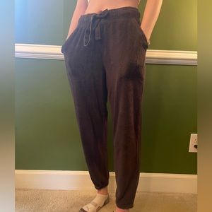 Aerie Teddy Bear Fluffy Sweatpants